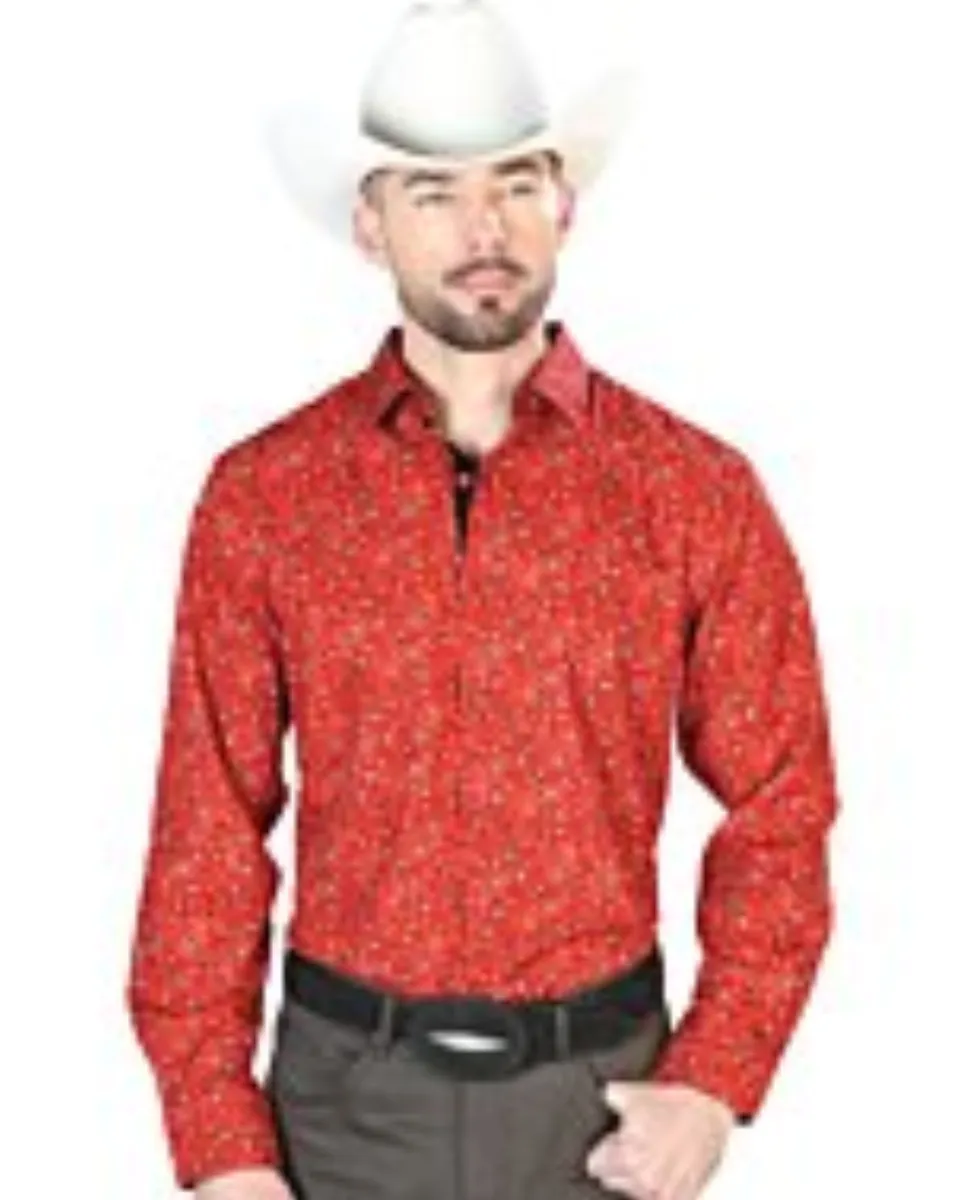 Camisa Vaquera Fina ESDLC 43716 Color Rojo