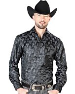 Camisa Jacquard Centenario Negra 43758