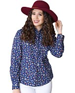 Blusa Vaquera Floreada Azul WD 11-545