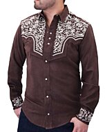Camisa Vaquera WD Boots 815 Café/Plata
