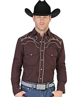 Camisa Charra Café El Señor De Los Cielos 123908