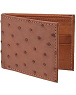Cartera Avestruz Original WD 10-1687 Coñac