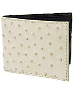Cartera Avestruz Original WD 10-1693 Hueso