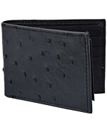 Cartera Avestruz Original WD 10-1698 Negra