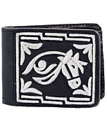 Cartera Piteada Cabeza De Caballo WD 10-1784 Negra