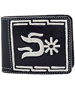 Cartera Piteada Espuela WD 10-1779 Negra