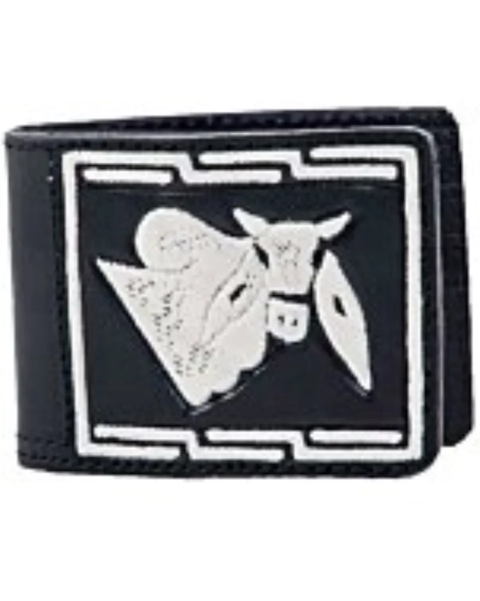 Cartera Piteada Toro Cebú WD 10-1781 Negra