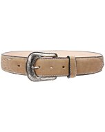 Cinto Rodeo De Piel Color Beige Para Mujer WD 11-1590