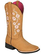 Bota Rodeo Para Mujer Nobuck Color Durazno El General 44644