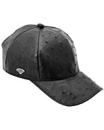 Gorrra Piel Avestruz Original Negra WD 10-1798