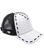 Gorra Piel Avestruz Tejida Blanca WD 10-1812