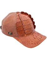 Gorra Piel Cocodrilo Cola Cognac WD 10-1788