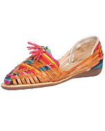 Huarache Artesanal De Mujer Piel Multicolor 601947