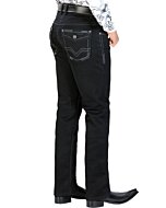 Lamasini Jeans Vaqueros Modern Boots Jet Black 1863