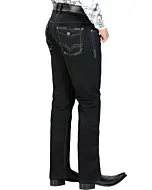 Lamasini Jeans Vaqueros Modern Boots Jet Black 1863