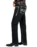 Jeans Vaqueros Negros Lamasini Moderno 1868