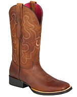 Bota Rodeo Texas Para Mujer Suela Hule Color Ladrillo