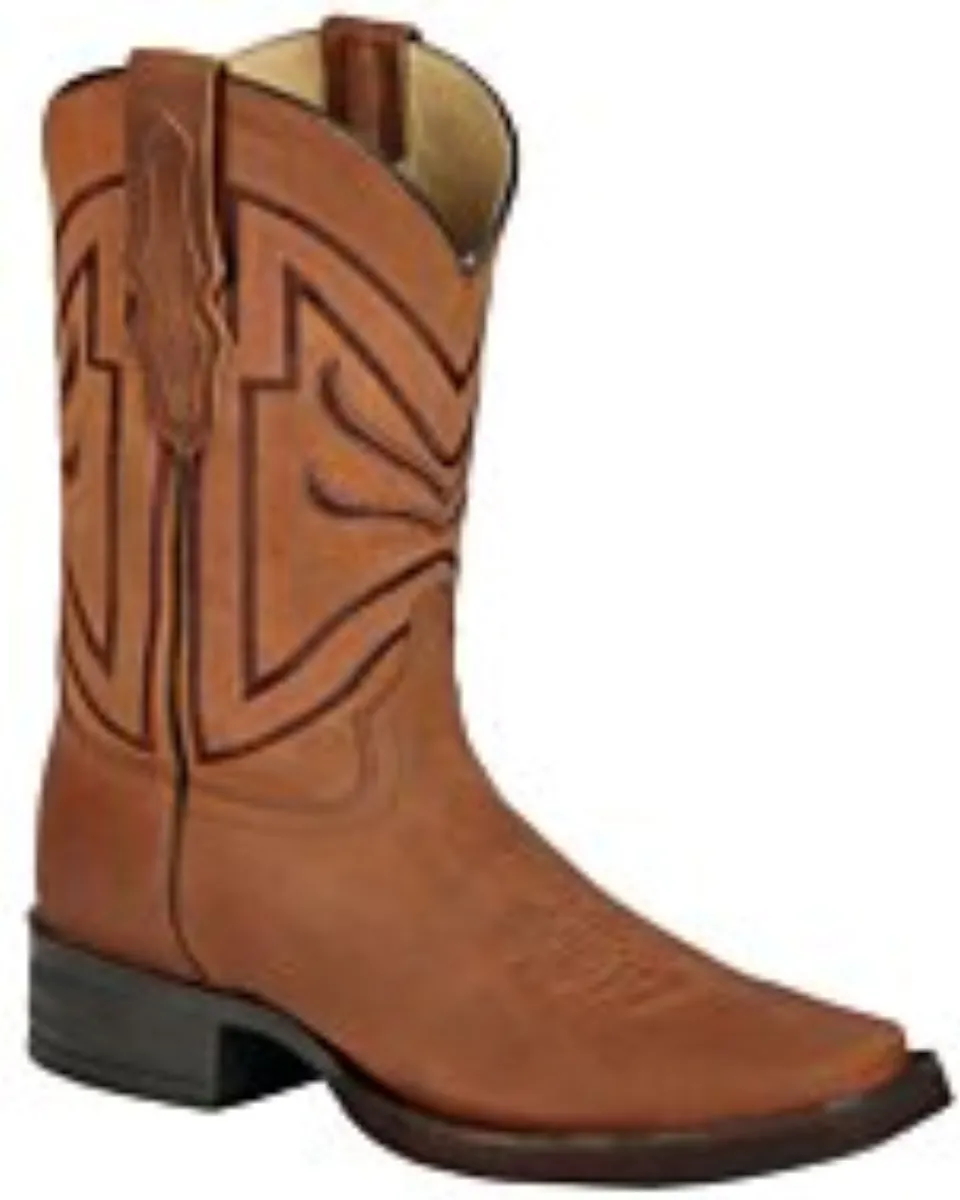 Botas Rodeo Suela Hule Piel Crazy El General 44657