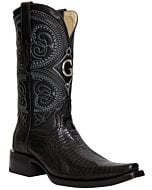 Botas El General 45072 Negras de Lizard con Horma Versace