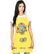 Mandil Artesanal Bordado 603153 Amarillo