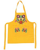 Mandil De Cocina Artesanal Bordado 603198 Amarillo