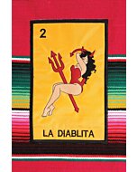 Mandil Artesanal Lotería La Diablita 603577 Multicolor