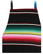 Mandil Artesanal Diseño Sarape 603579 Negro