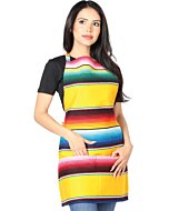 Mandil Artesanal Diseño Sarape 603580 Amarillo