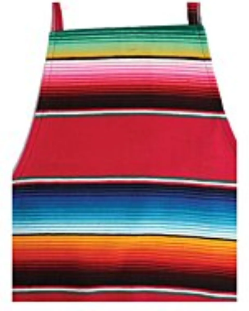 Mandil Artesanal Diseño Sarape 603581 Fuchsia