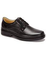 Zapato Comfort Agujetas Piel Borrego De Hombre 328-0621 Negro