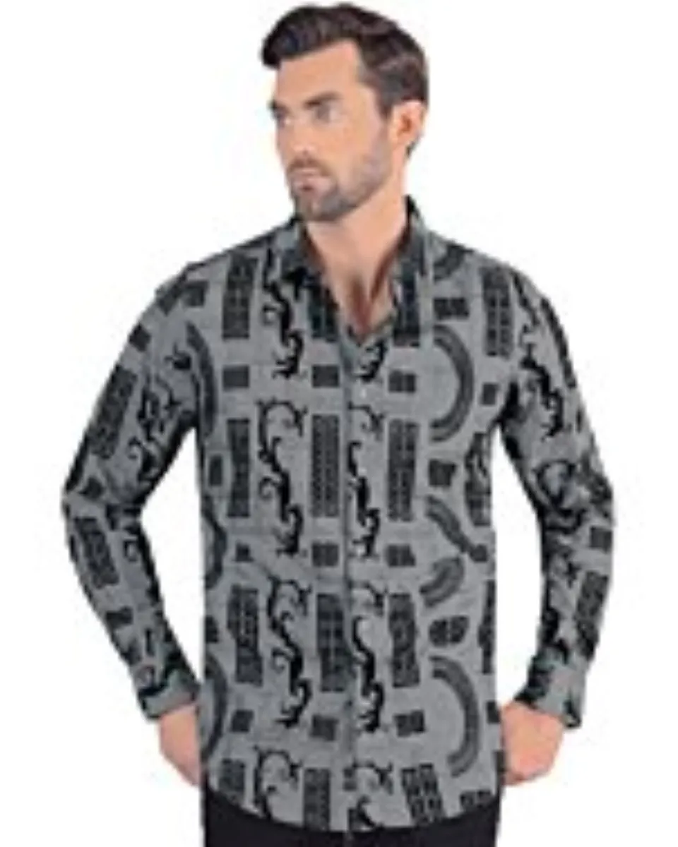 Camisa Gris Moder Fit Lamasini 3007