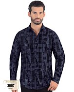 Camisa Color Navy Moder Fit Lamasini 3007