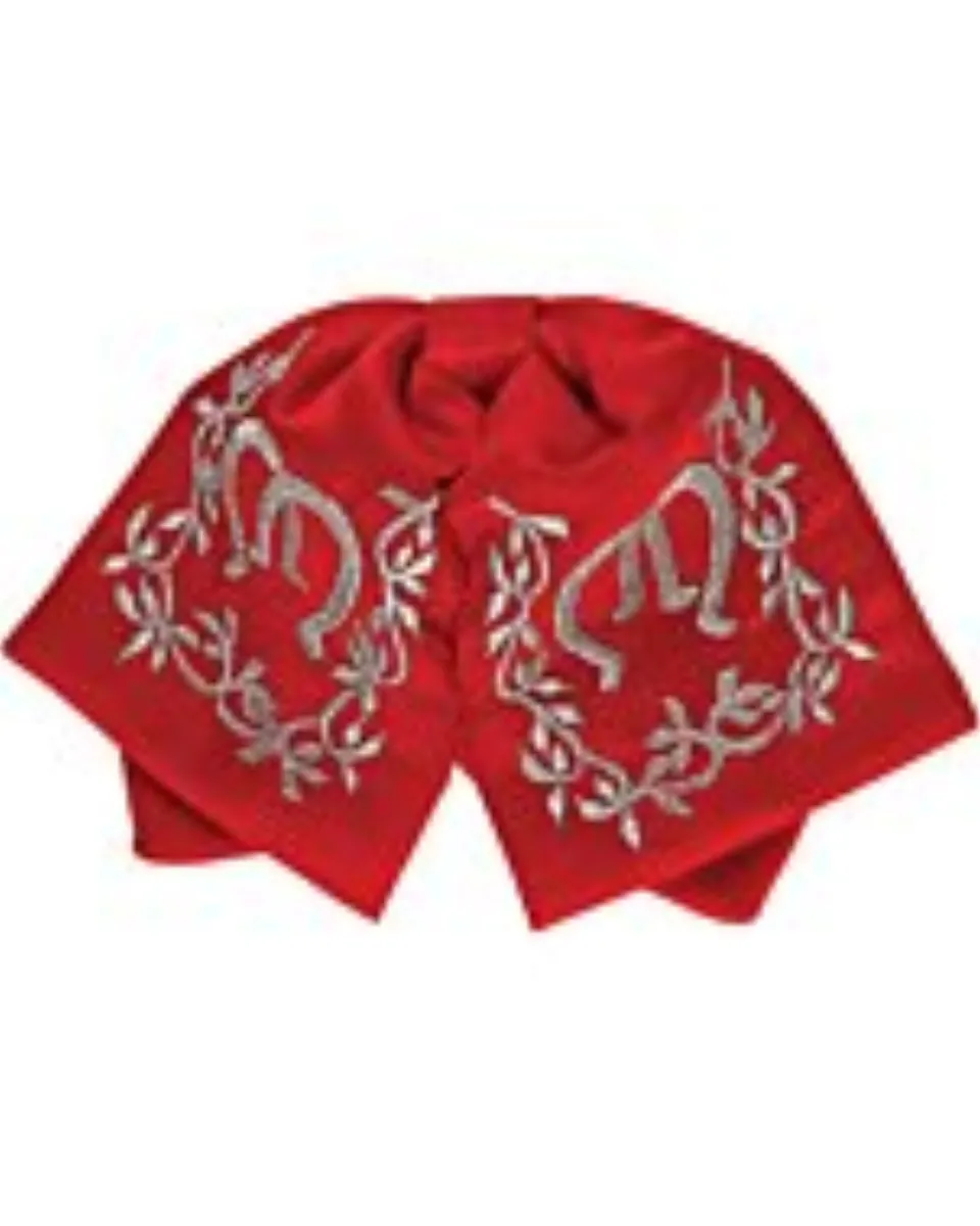 Moño Charro Rojo Bordado Para Niño 600146