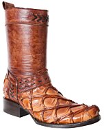 Pirarucu Original Bota Con Zipper WD 10-001 Color Coñac