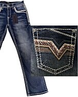 Pantalones Mezclilla Modern Boot Montero 4595 Color Azul Medio