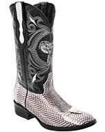 Botas Vaqueras Víbora Con Cabeza Color Natural WD 11-208