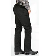 Pantalón Stretch De Hombre Lamasini 2846 Color Negro