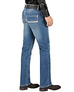 Pantalones Para Hombre Mezclilla Stretch Lam 9022 Color Medium Blue