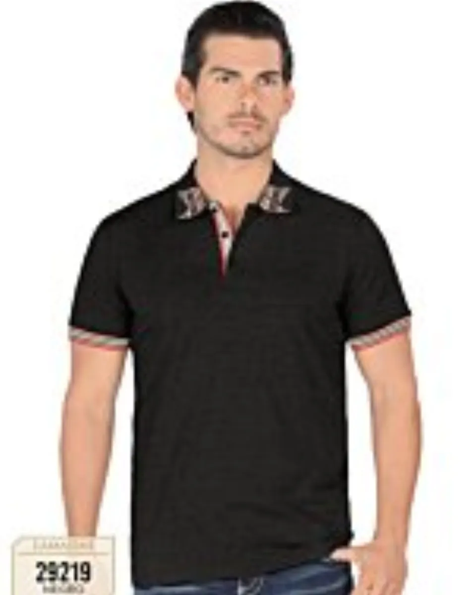 Playera Lamasini De Moda Color Negro 29219