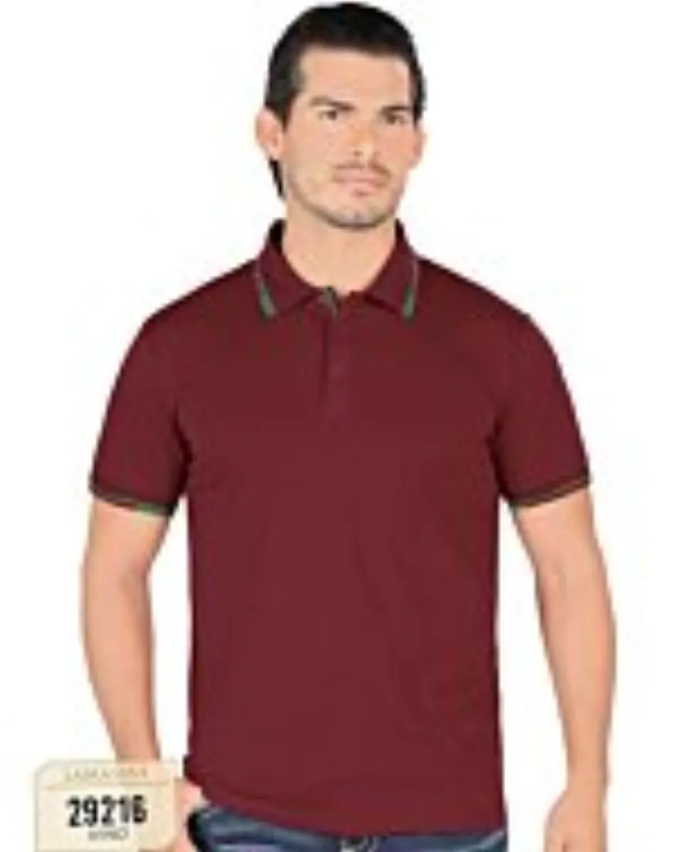 Playera Color Vino Lisa De Moda Lamasini 29216