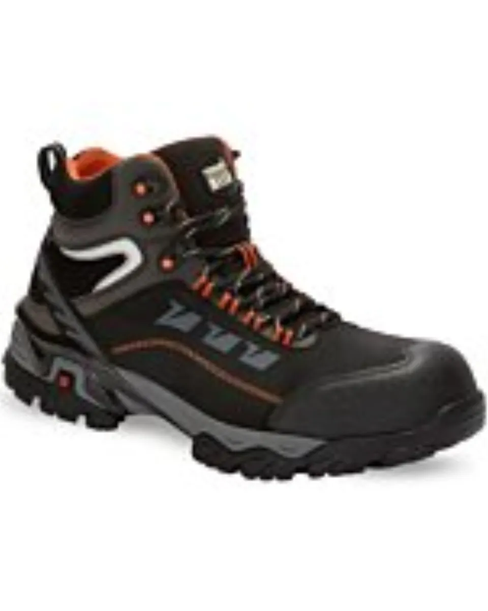 Botines Suela Triple Densidad Con Puntera De Policarbonato Color Negro