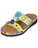 Sandalia Artesanal Para Niña Dos Correas 603384 Multicolor