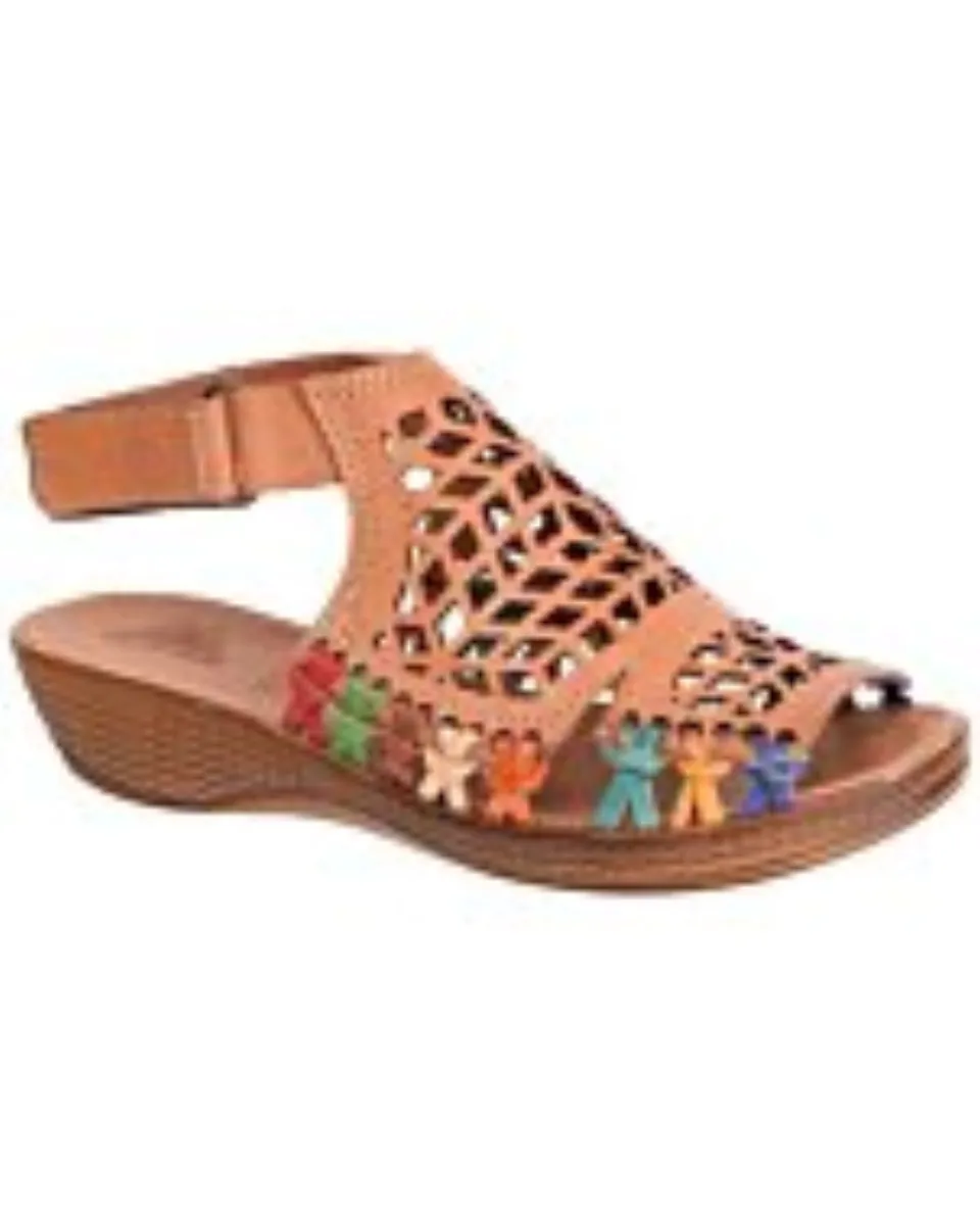 Huarache De Dama En Piel Lazer HP1013