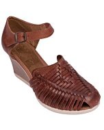 Huarache Tacón En Piel Semi-Cerrado HP1123T