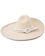Sombrero Charro Pelo De Conejo Beige Amarra WD 11-765