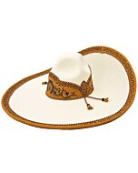 Sombrero Charro Galoneado WD 725 Hueso-Miel