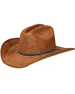 Sombrero Monterrey De Gamuza Tabaco 44257