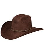 Sombrero Horma Toro De Gamuza Color Choco 44260