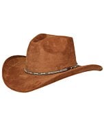 Sombrero Indiana Copa Alta Gamuza Tabaco  44249