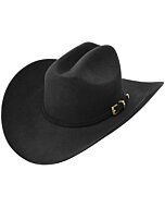 Texana Negra Pelo De Castor 10X Brim 4" White Diamond 11-629
